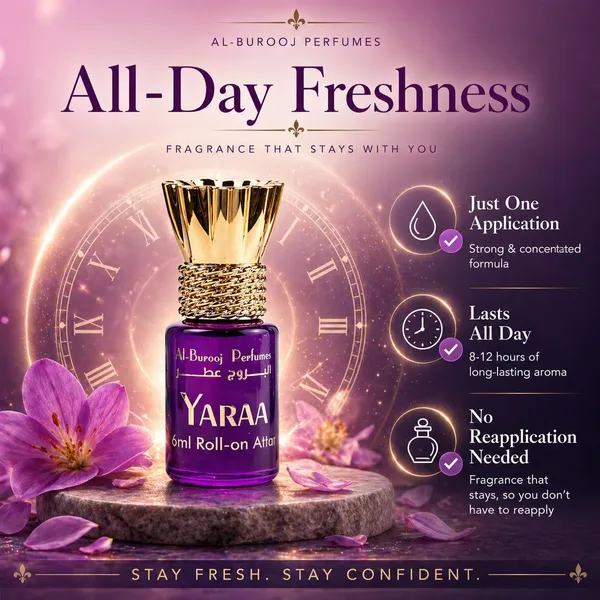 Yaraa_Roll_On_Attar_Perfume_Oil_6Ml_Alcohol_Free_Long_Lasting_Fragrance_Unisex_Sweet_Vanilla_Floral_Scent_Premium_Arabian_Perfume_Oil