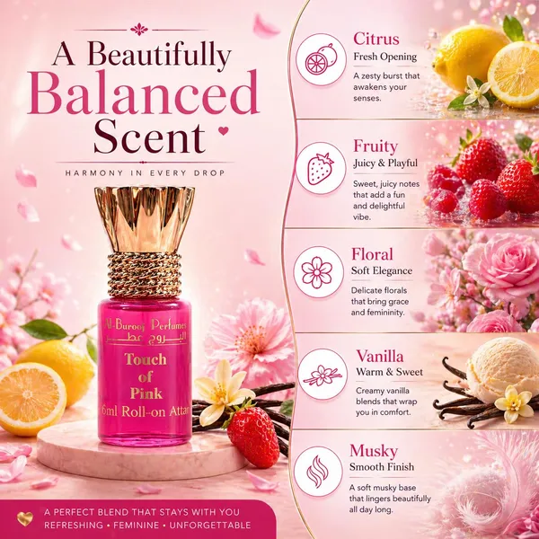 Touch_Of_Pink_Roll_On_Attar_Perfume_Oil_6Ml_Alcohol_Free_Long_Lasting_Fragrance_Unisex_Sweet_Fruity_Floral_Scent_Premium_Arabian_Perfume_Oil