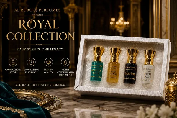 Luxury_Attar_Gift_Set_By_Al_Burooj_Perfumes_4_X_6ml_Roll_On_Concentrated_Perfume_Oils_Non_Alcoholic_Arabic_Attar_Combo_For_Men_Women