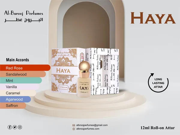 Haya_Roll_On_Attar_12Ml_Long_Lasting_Perfume_Oil_With_Red_Rose_Sandalwood_Mint_Vanilla_Caramel_Agarwood_Saffron_Alcohol_Free