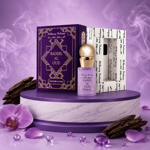 Badeel_Al_Oud_Roll_On_Attar_Perfume_Oil_12Ml_Alcohol_Free_Long_Lasting_Oud_Warm_Spicy_Patchouli_Musky_Woody_Fragrance_Premium_Unisex_Attar