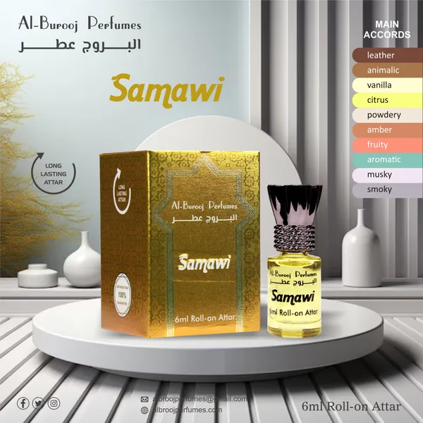 Samawi_Roll_On_Attar_6Ml_Long_Lasting_Alcohol_Free_Perfume_Oil_Leather_Amber_Vanilla_Citrus_Smoky_Musky_Fragrance_Unisex