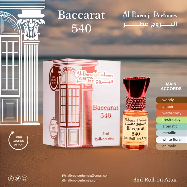 Baccarat_540_Roll_On_Attar_6Ml_Alcohol_Free_Long_Lasting_Woody_Amber_Warm_Spicy_Unisex_Fragrance_Oil