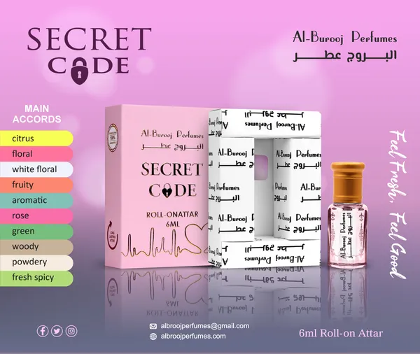 Secret_Code_Roll_On_Attar_6Ml_Alcohol_Free_Citrus_Floral_Fruity_Fragrance_Oil_For_Women_Unisex