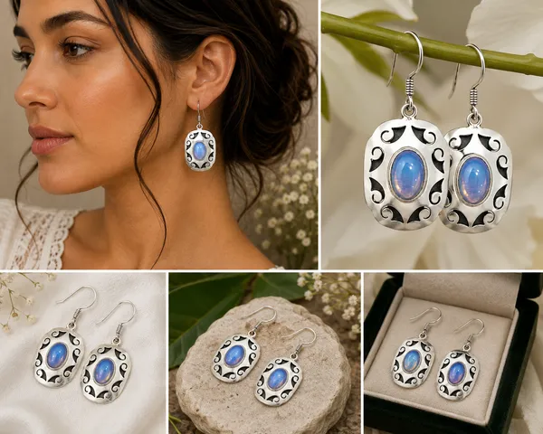 Blue_Opal_Silver_Dangle_Earrings