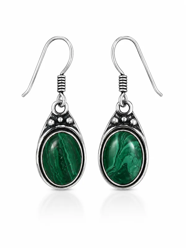 Natural_Malachite_Earrings