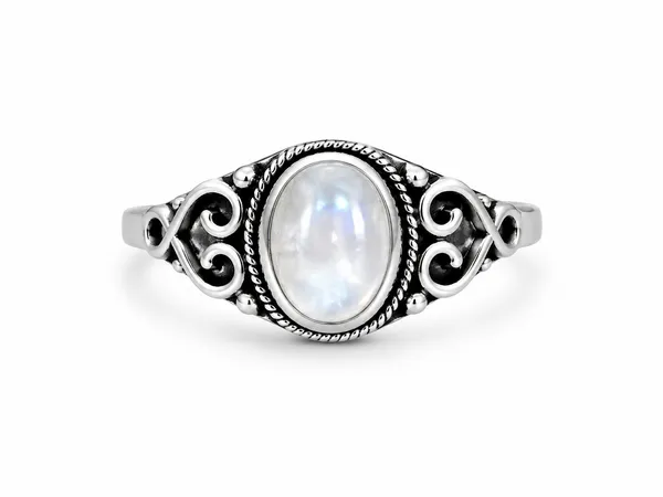 Natural_Rainbow_Moonstone_Silver_Cocktail_Ring