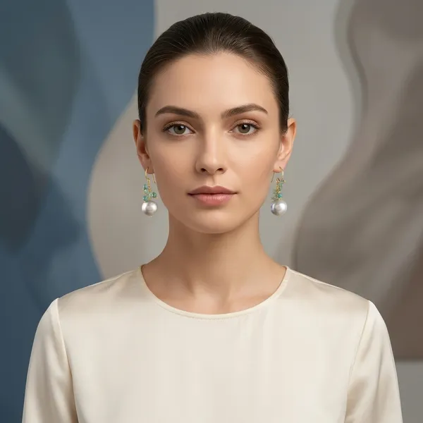 Pure_Silver_Apatite_And_Hanging_Pearls_Earrings