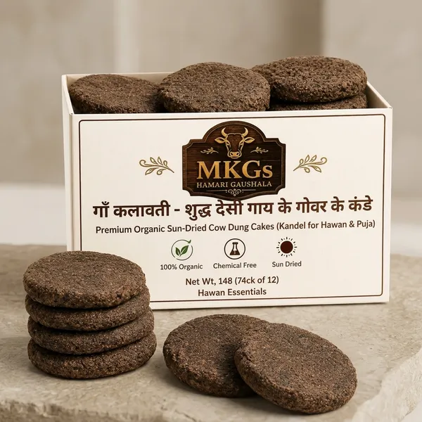 Mkgs_Organic_Sun_Dried_Cow_Dung_Cakes_For_Hawan_Puja