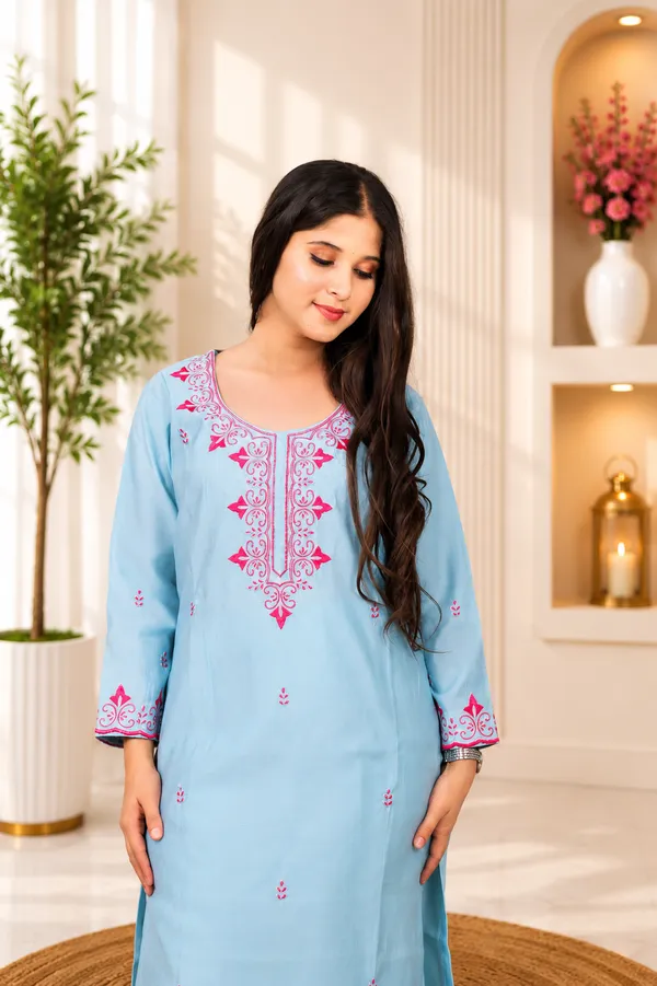 Pastel_Blue_Mal_Cotton_Embroidered_Kurta_Set_For_Women