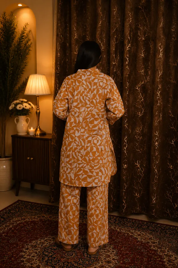Aaraish_Women_Mustard_Geometric_Printed_Co-Ord_Set