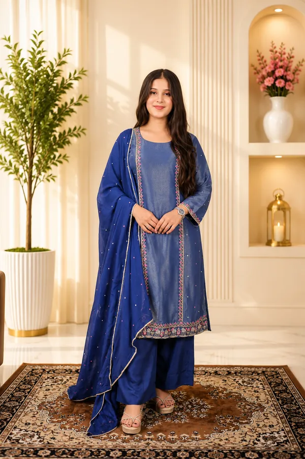 Women_Navy_Blue_Hand_Embroidered_Straight_Kurta_with_Palazzos_&_Dupatta_Set