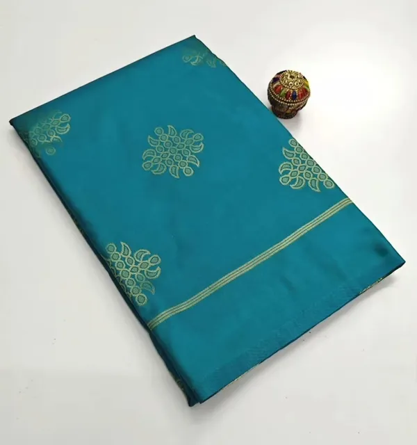 Kolam/Rangoli_Art_silk_Sarees