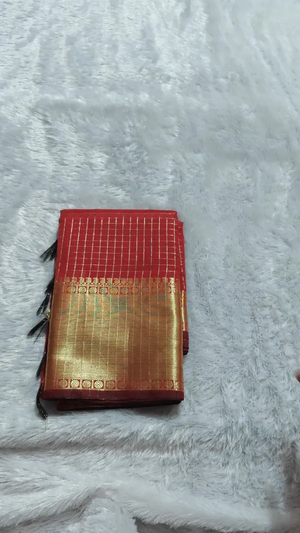 Banarasi_Silk-_Small_Checks_Saree