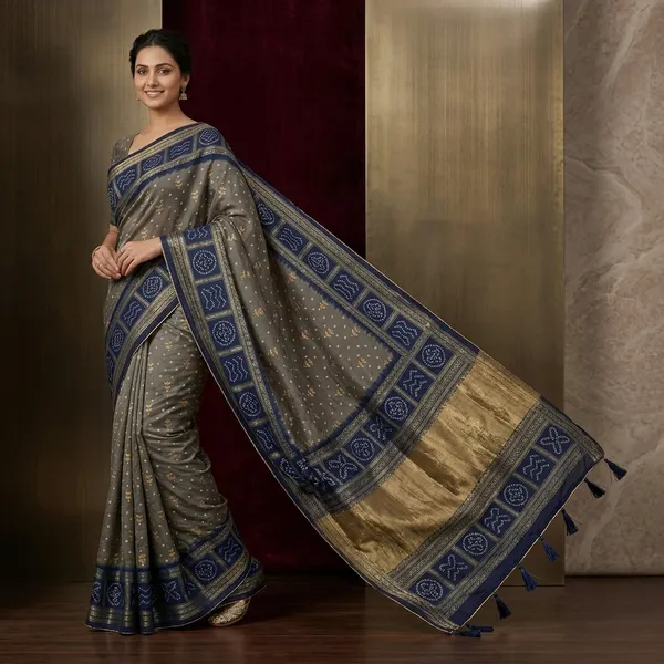 Mulcotton-_Black_&_Beige-_Rashmika_Inspired