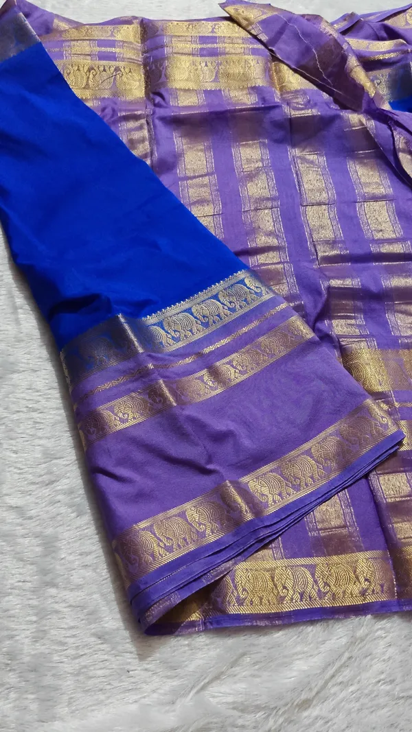 Mysore_crepe_silk-_Red/Black-_Rashmika_saree