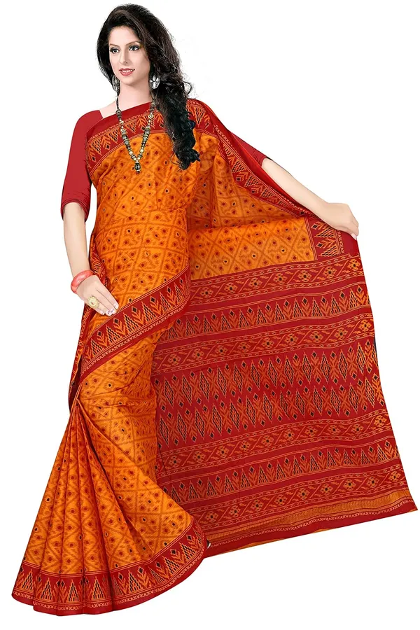Tamaira_Fashion_Women_S_Plain_Weave_Pure_Cotton_Saree_Without_Blouse_Piece