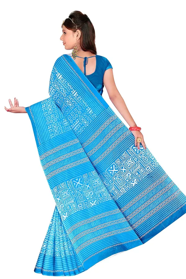 Tamaira_Fashion_Plain_Weave_Women_S_Pure_Cotton_Saree_Without_Blouse_Piece