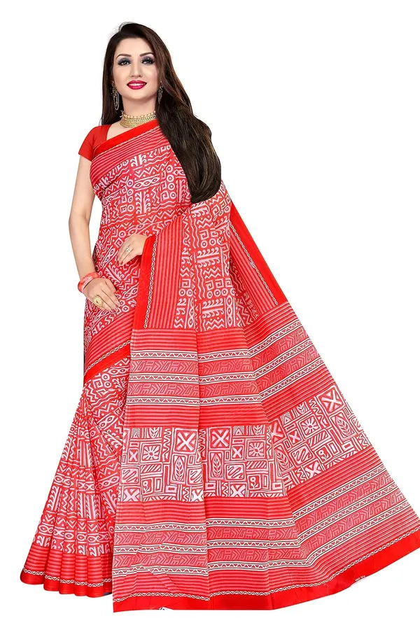 Tamaira_Fashion_Plain_Weave_Women_S_Pure_Cotton_Saree_Without_Blouse_Piece