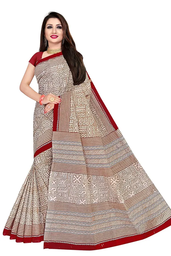 Tamaira_Fashion_Plain_Weave_Women_S_Pure_Cotton_Saree_Without_Blouse_Piece
