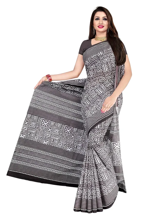Tamaira_Fashion_Plain_Weave_Women_S_Pure_Cotton_Saree_Without_Blouse_Piece