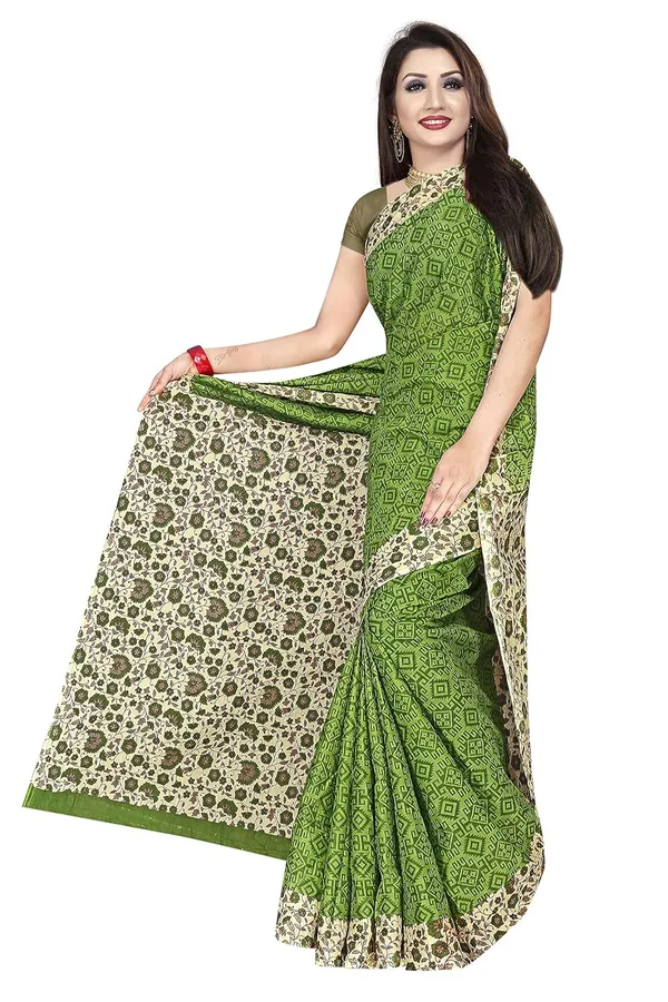 Tamaira_Fashion_Women_S_Plain_Weave_Pure_Cotton_Saree_Without_Blouse_Piece_Ab16_Parent