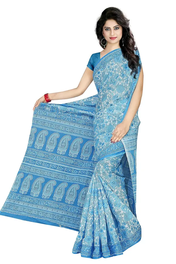 Tamaira_Fashion_Women_S_Plain_Weave_Pure_Cotton_Saree_Without_Blouse_Piece