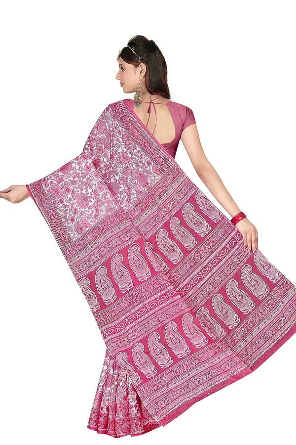 Tamaira_Fashion_Women_S_Plain_Weave_Pure_Cotton_Saree_Without_Blouse_Piece