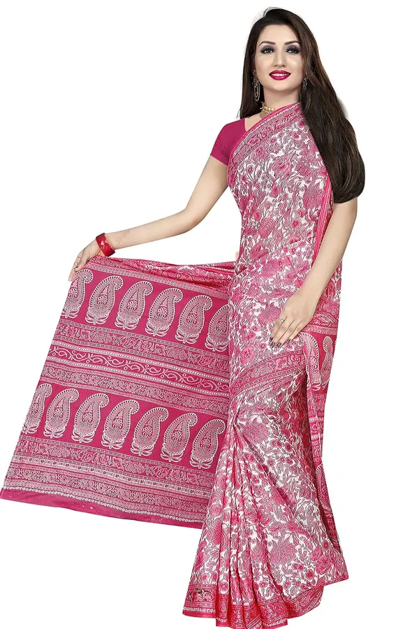 Tamaira_Fashion_Women_S_Plain_Weave_Pure_Cotton_Saree_Without_Blouse_Piece