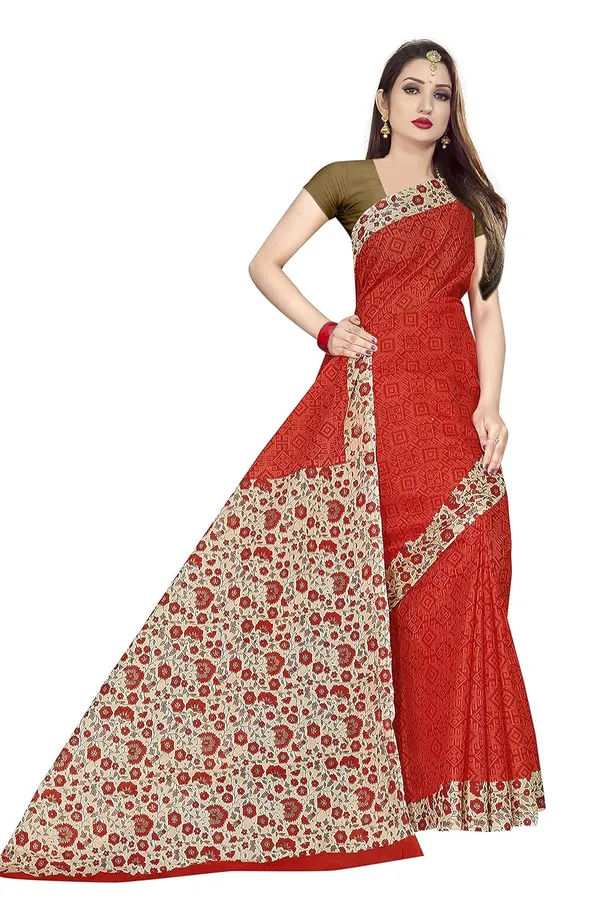 Tamaira_Fashion_Women_S_Plain_Weave_Pure_Cotton_Saree_Without_Blouse_Piece_Ab16_Parent