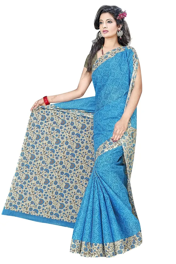 Tamaira_Fashion_Women_S_Plain_Weave_Pure_Cotton_Saree_Without_Blouse_Piece_Ab16_Parent