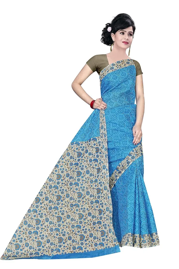 Tamaira_Fashion_Women_S_Plain_Weave_Pure_Cotton_Saree_Without_Blouse_Piece_Ab16_Parent