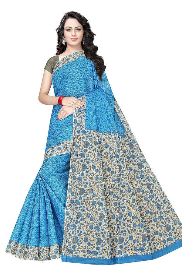 Tamaira_Fashion_Women_S_Plain_Weave_Pure_Cotton_Saree_Without_Blouse_Piece_Ab16_Parent
