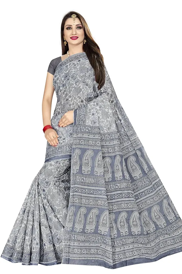 Product_Summary_Tamaira_Fashion_Women_S_Plain_Weave_Pure_Cotton_Saree_Without_Blouse_Piece