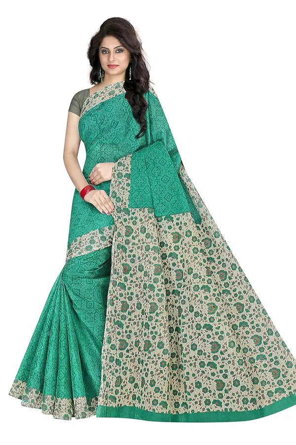 Tamaira_Fashion_Women_S_Plain_Weave_Pure_Cotton_Saree_Without_Blouse_Piece_Ab16_Parent