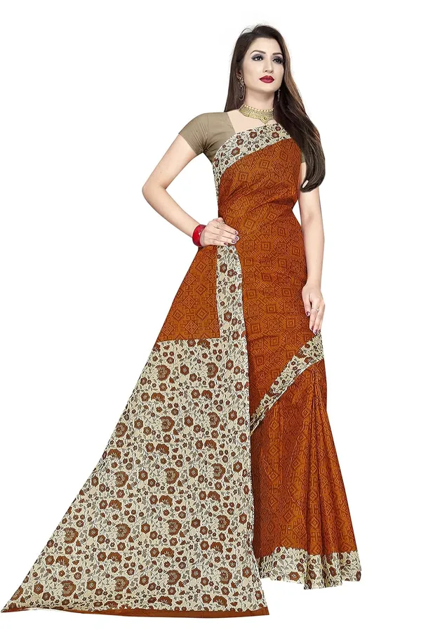 Tamaira_Fashion_Women_S_Plain_Weave_Pure_Cotton_Saree_Without_Blouse_Piece_Ab16_Parent