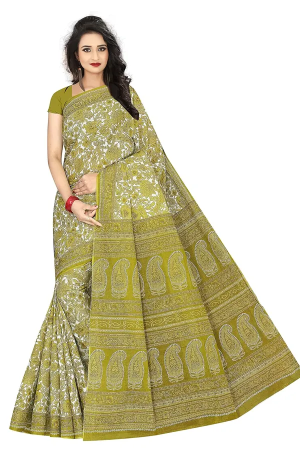 Tamaira_Fashion_Women_S_Plain_Weave_Pure_Cotton_Saree_Without_Blouse_Piece