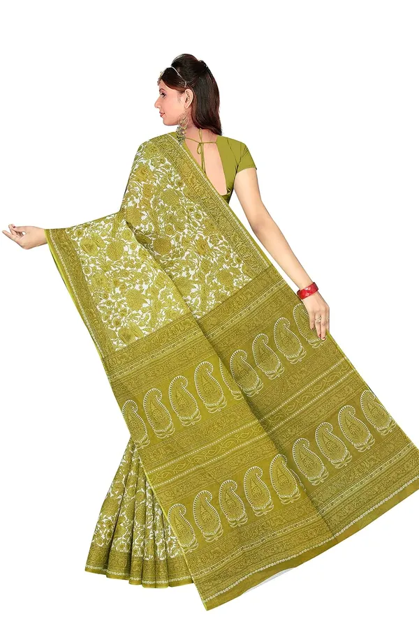 Tamaira_Fashion_Women_S_Plain_Weave_Pure_Cotton_Saree_Without_Blouse_Piece