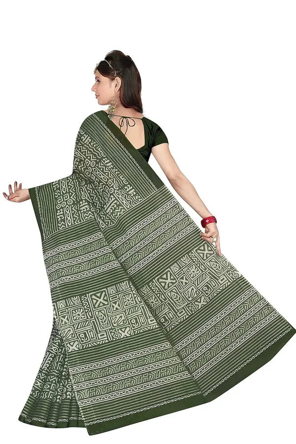 Tamaira_Fashion_Plain_Weave_Women_S_Pure_Cotton_Saree_Without_Blouse_Piece