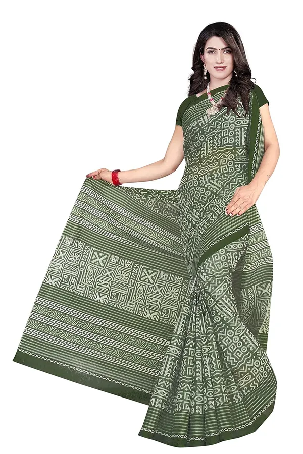 Tamaira_Fashion_Plain_Weave_Women_S_Pure_Cotton_Saree_Without_Blouse_Piece