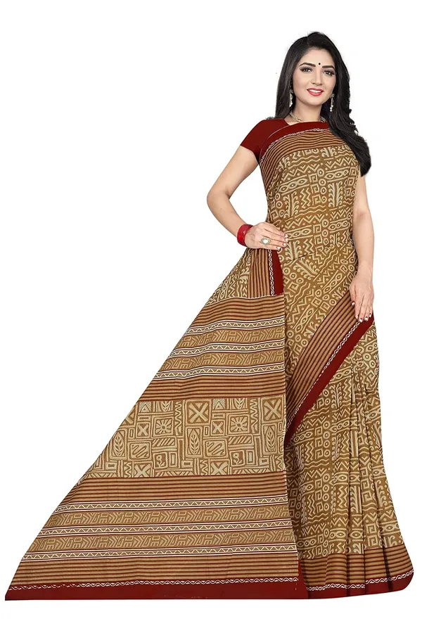 Tamaira_Fashion_Plain_Weave_Women_S_Pure_Cotton_Saree_Without_Blouse_Piece