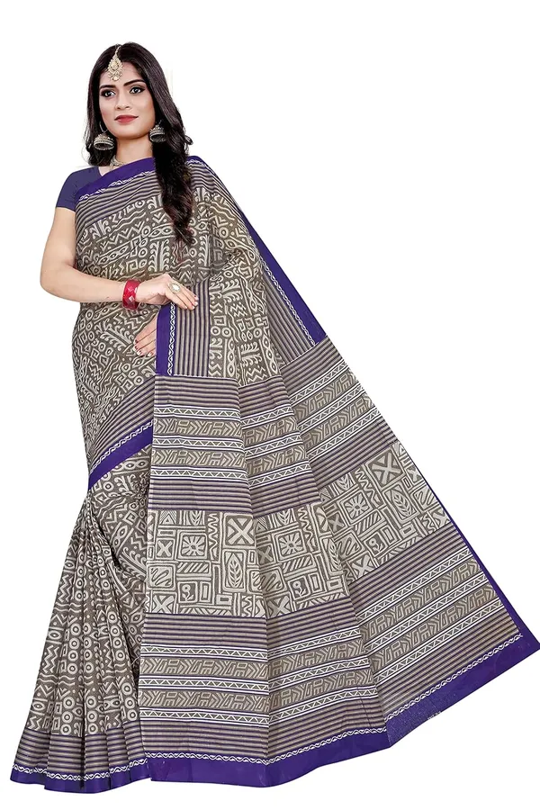 Tamaira_Fashion_Plain_Weave_Women_S_Pure_Cotton_Saree_Without_Blouse_Piece