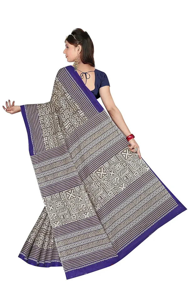 Tamaira_Fashion_Plain_Weave_Women_S_Pure_Cotton_Saree_Without_Blouse_Piece