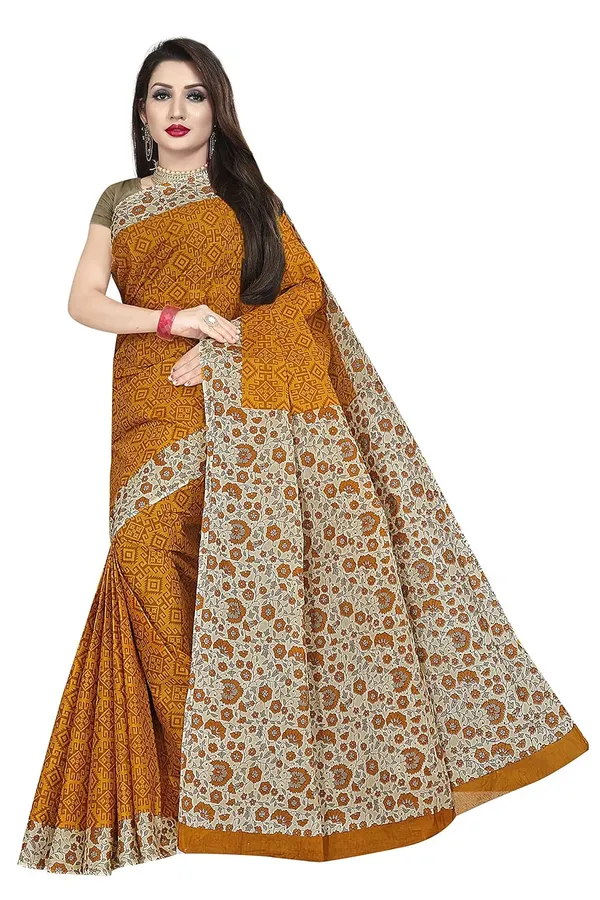 Tamaira_Fashion_Women_S_Plain_Weave_Pure_Cotton_Saree_Without_Blouse_Piece_Ab16_Parent