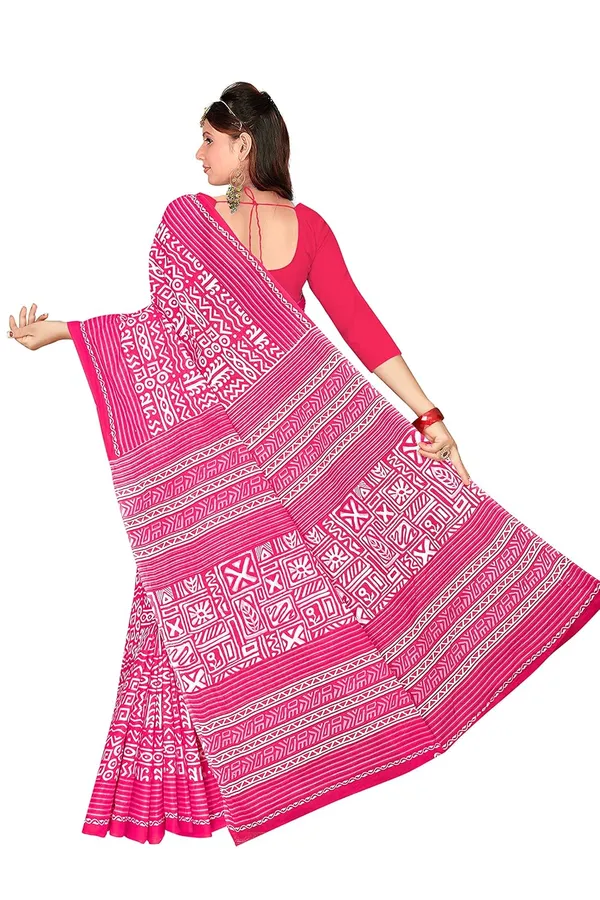 Tamaira_Fashion_Plain_Weave_Women_S_Pure_Cotton_Saree_Without_Blouse_Piece