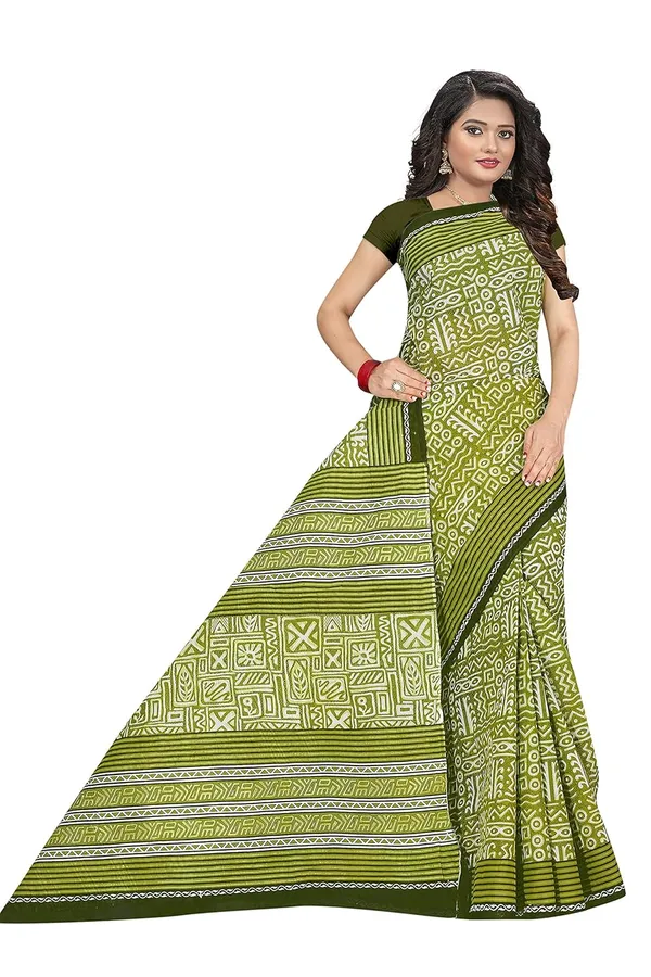 Tamaira_Fashion_Plain_Weave_Women_S_Pure_Cotton_Saree_Without_Blouse_Piece