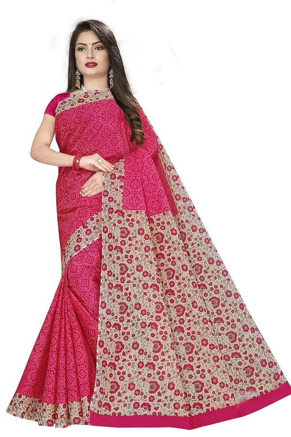 Tamaira_Fashion_Women_S_Plain_Weave_Pure_Cotton_Saree_Without_Blouse_Piece_Ab16_Parent
