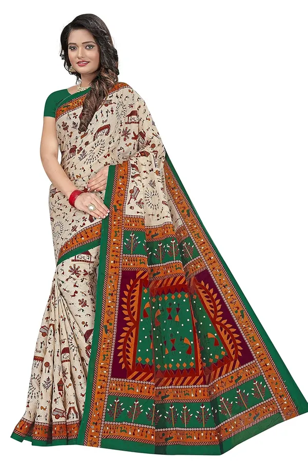Tamaira_Fashion_Women_S_Plain_Weave_Pure_Cotton_Saree_Without_Blouse_Piece