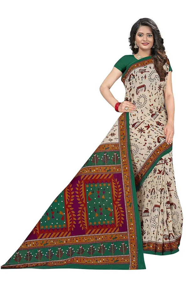 Tamaira_Fashion_Women_S_Plain_Weave_Pure_Cotton_Saree_Without_Blouse_Piece
