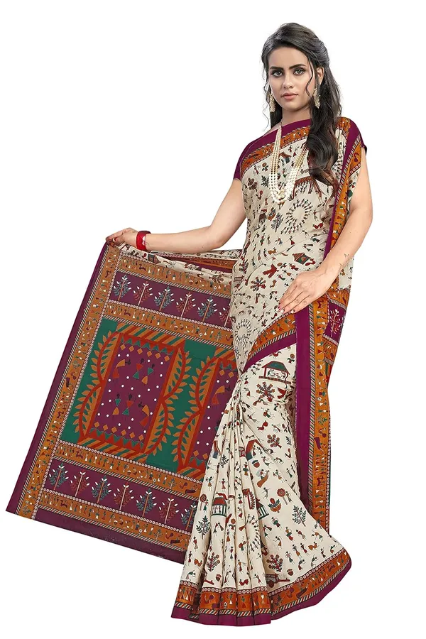 Tamaira_Fashion_Women_S_Plain_Weave_Pure_Cotton_Saree_Without_Blouse_Piece